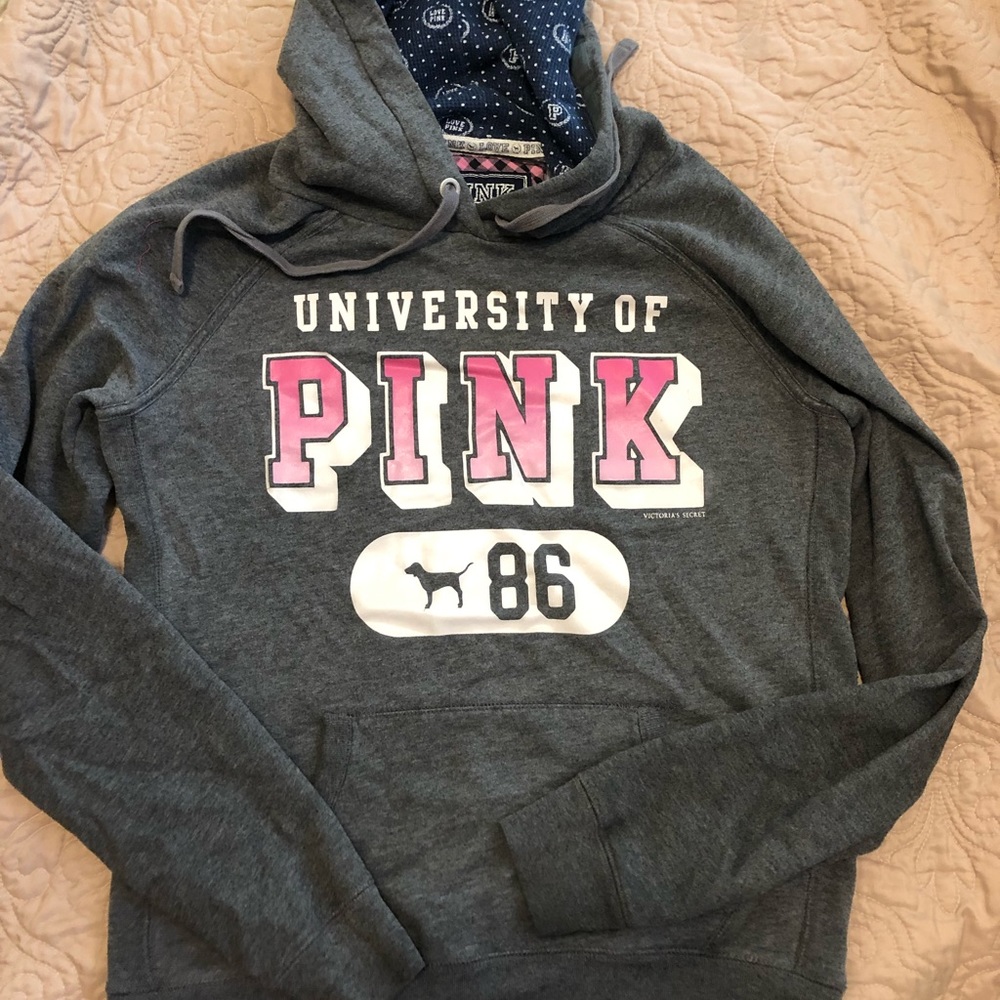 Large Victoria secret pink hoodie